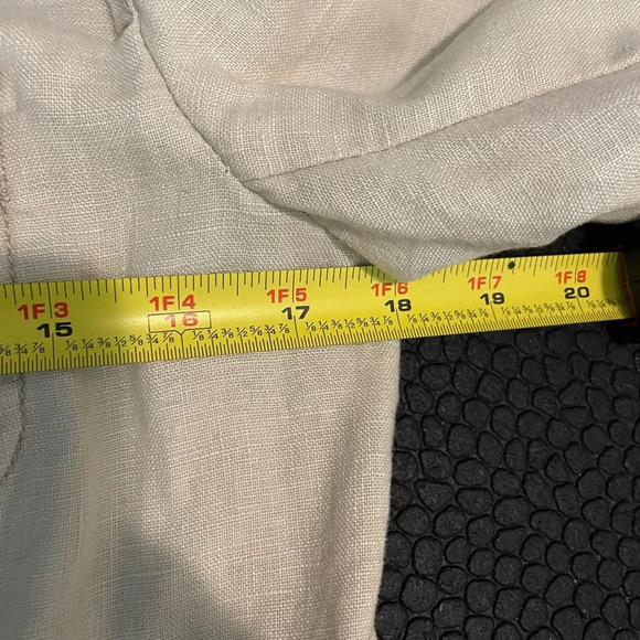 Eddie Bauer 100% linen vintage utility military jacket - Picture 12 of 15